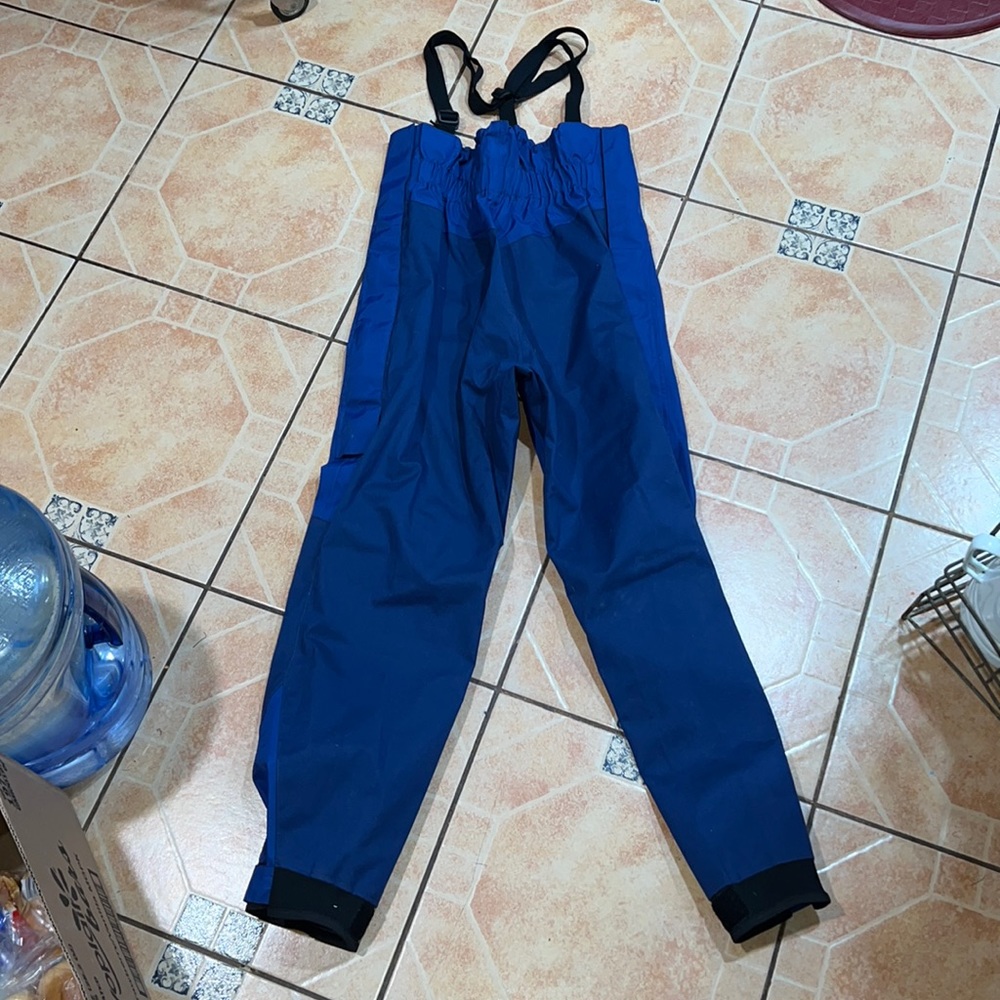 Patagonia Blue Two-Tone Bib Pants